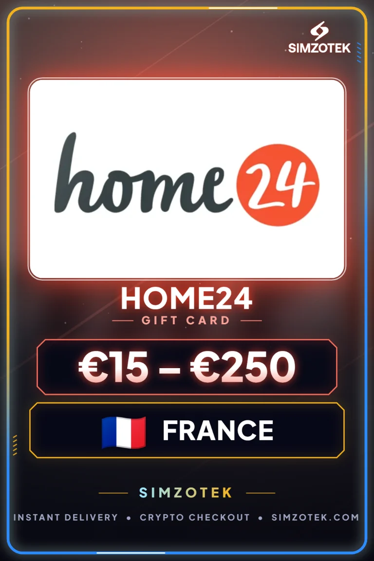 บัตรของขวัญ Home24 (ฝรั่งเศส)