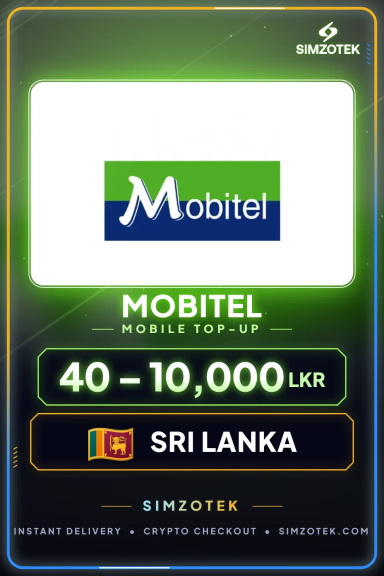 Mobitel mobiliojo ryšio papildymas (Šri Lanka)