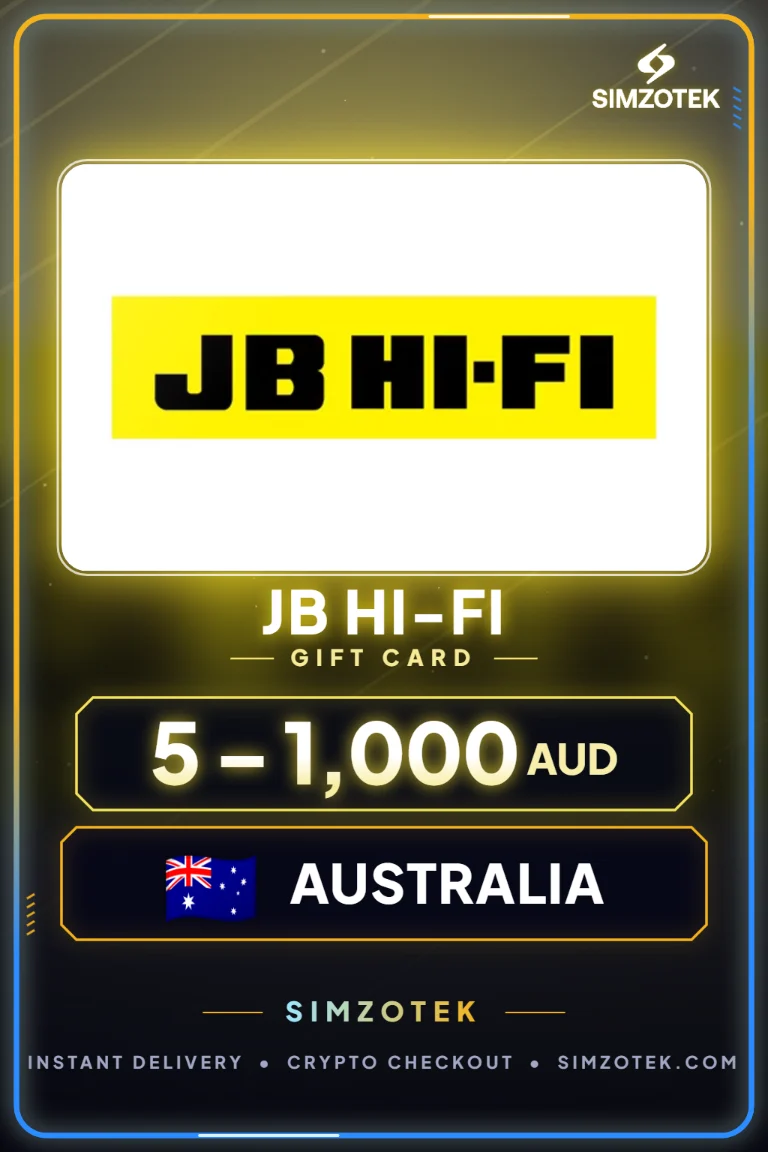 JB Hi-Fi Gift Card (Australia)