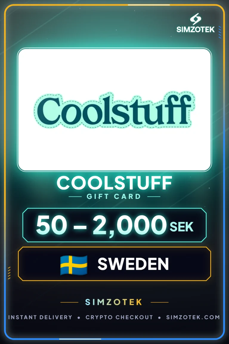 Dárková karta CoolStuff (Švédsko)