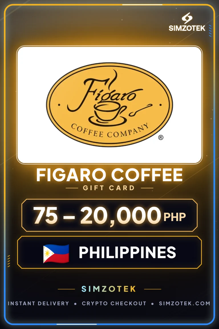 Dárková karta Figaro Coffee (Filipíny)