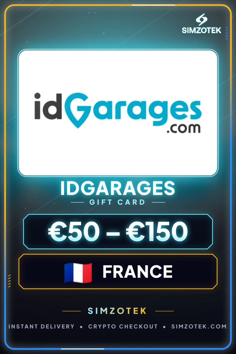 idGarages Geschenkkarte (Frankreich)