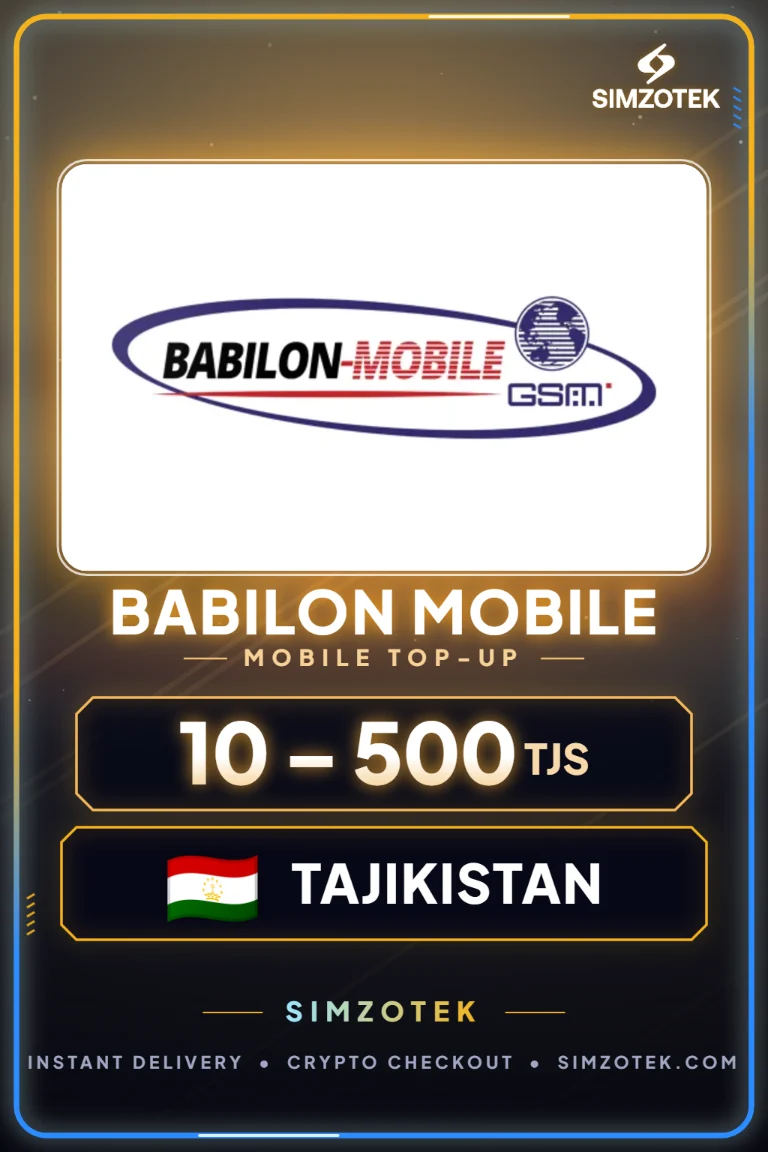 Babilon Mobile Prepaid Credit (Tadžikistan)