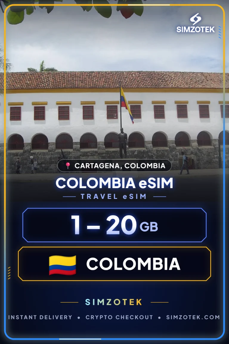 Colombia eSIM – Data Plans