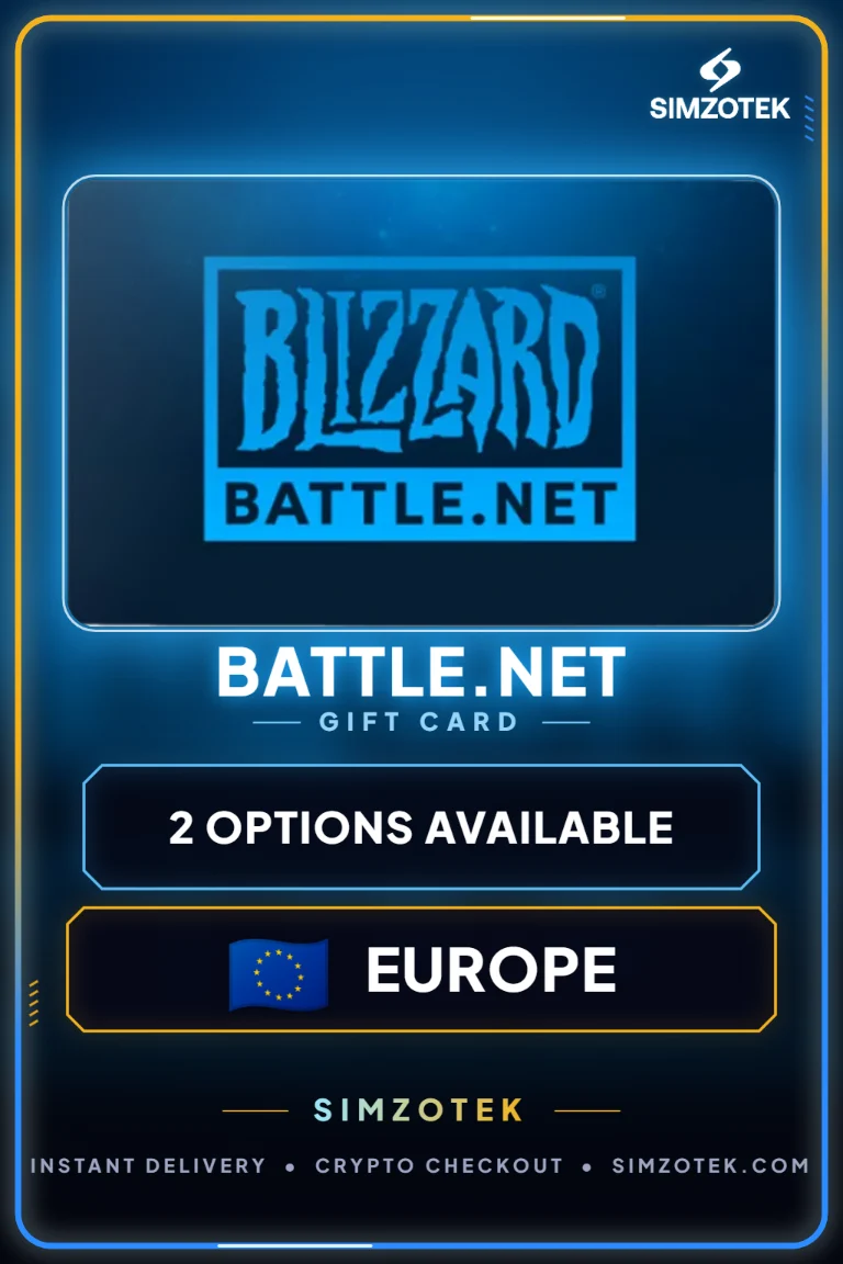 بطاقة هدايا Battle.net (أوروبا)