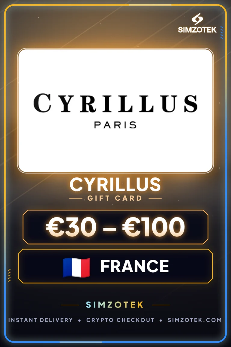 بطاقة هدايا Cyrillus (فرنسا)