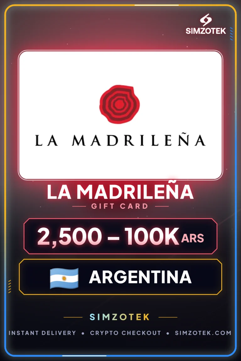 Carta regalo La Madrileña (Argentina)