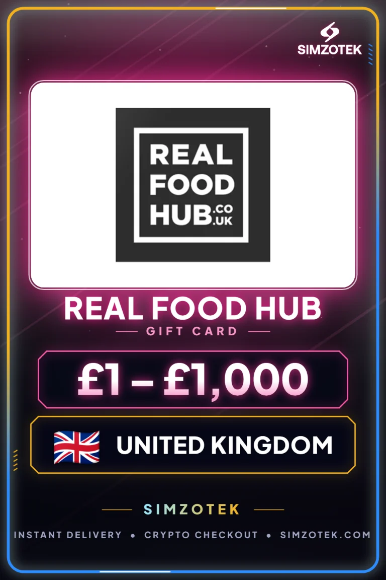 Real Food Hub Geschenkkarte (Vereinigtes Königreich)