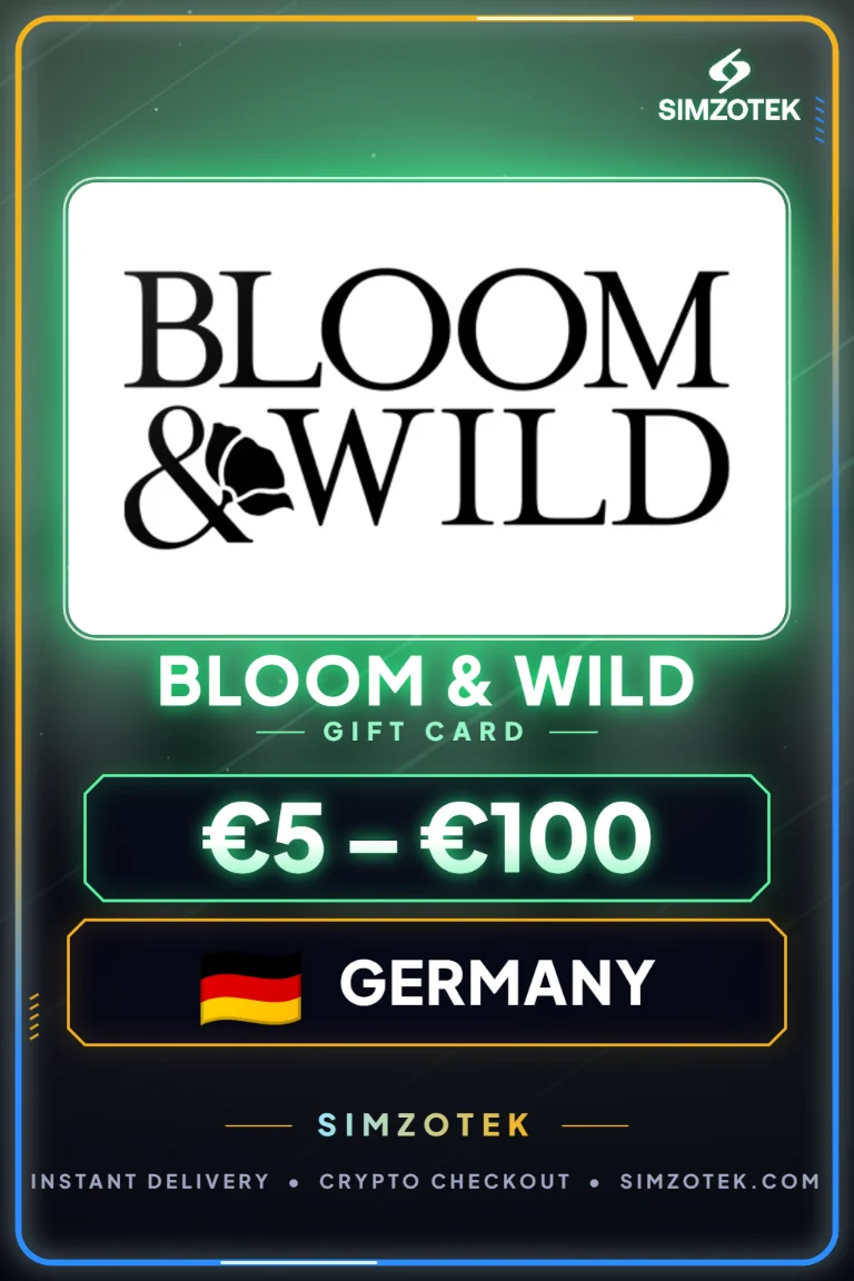 Bloom & Wild Geschenkkarte (Deutschland)