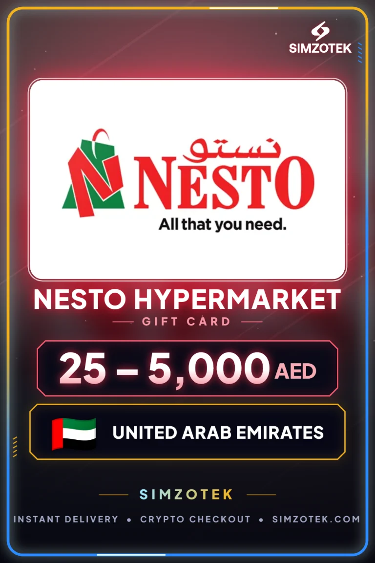 Dárková karta Nesto Hypermarket (Spojené arabské emiráty)