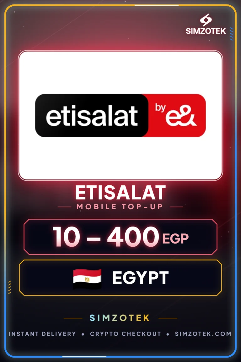 Etisalat Mobile Top-Up (Egypt)