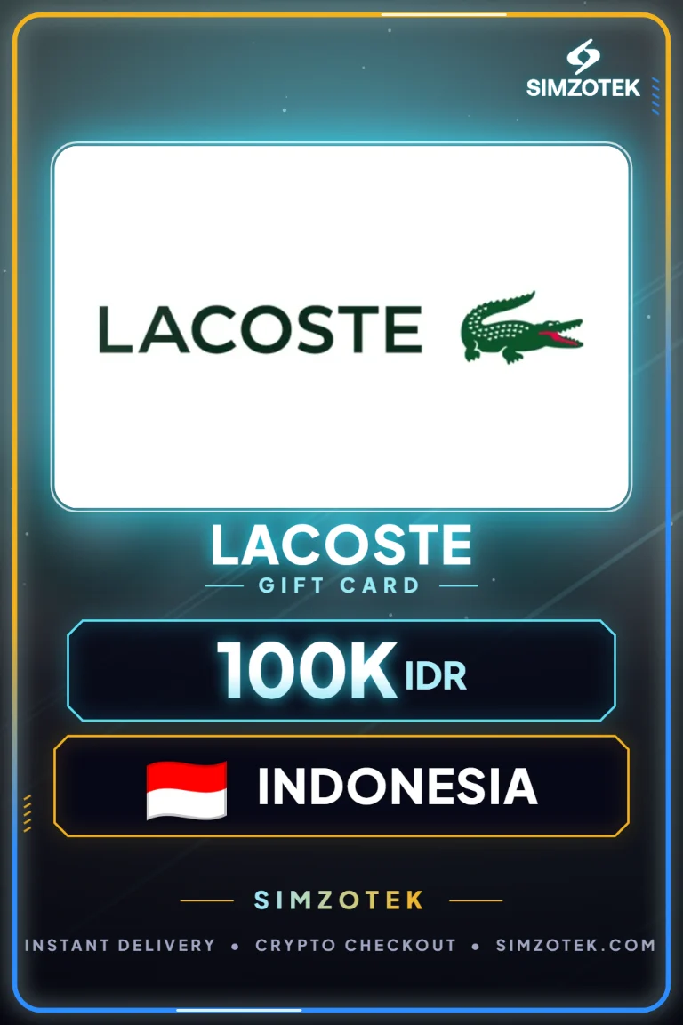 Lacoste Geschenkkarte (Indonesien)