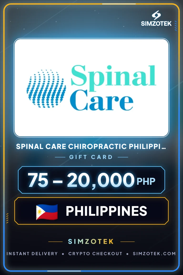 Spinal Care Chiropractic Philippines Gift Card (Philippines)