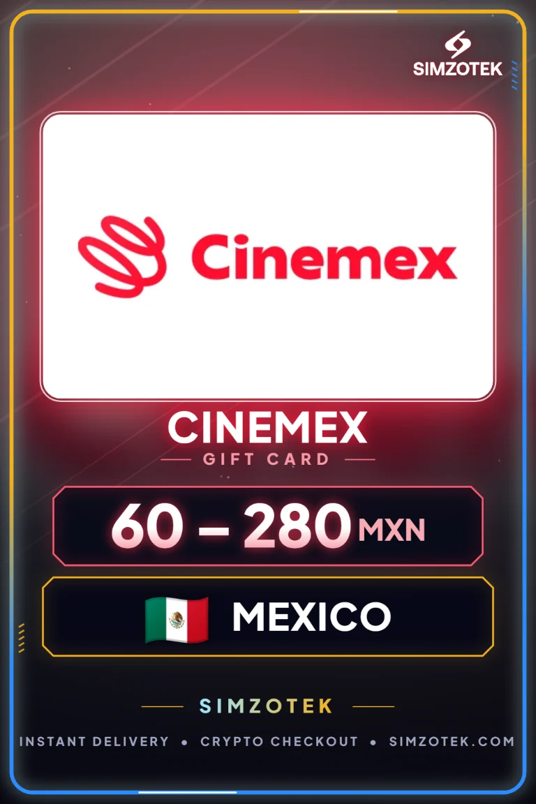 Подарок картичка Cinemex (Мексико)