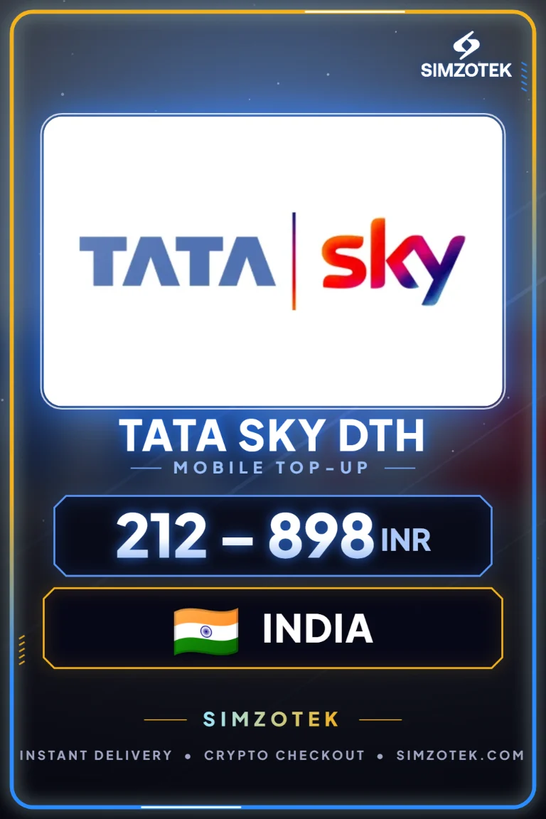 Tata Sky DTH Prepaid Credit (India)