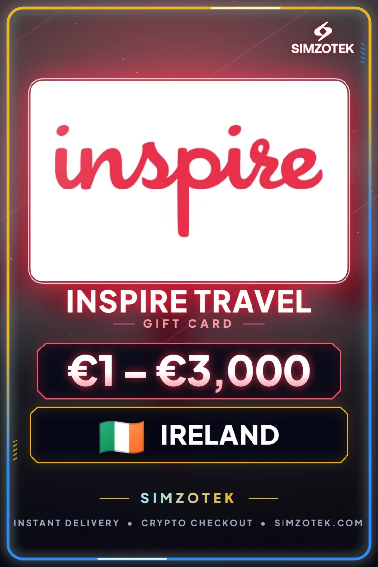 Dárková karta Inspire Travel (Irsko)
