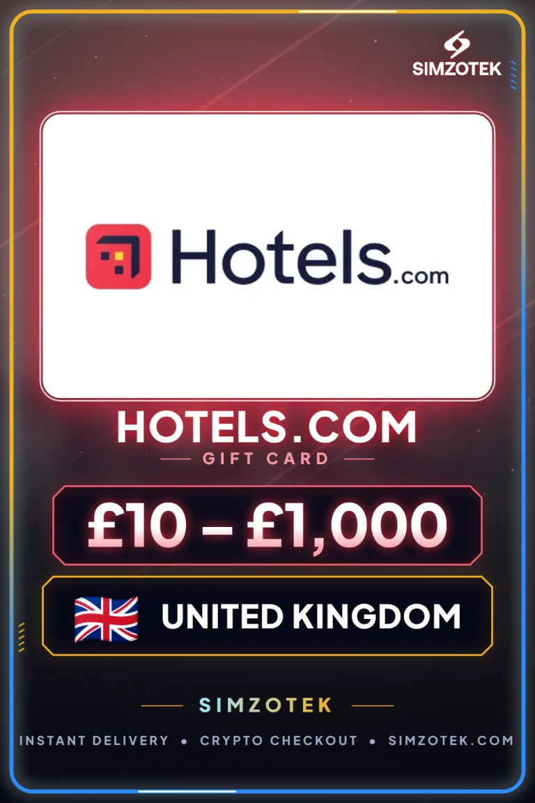 Hotels.com Gift Card (United Kingdom)