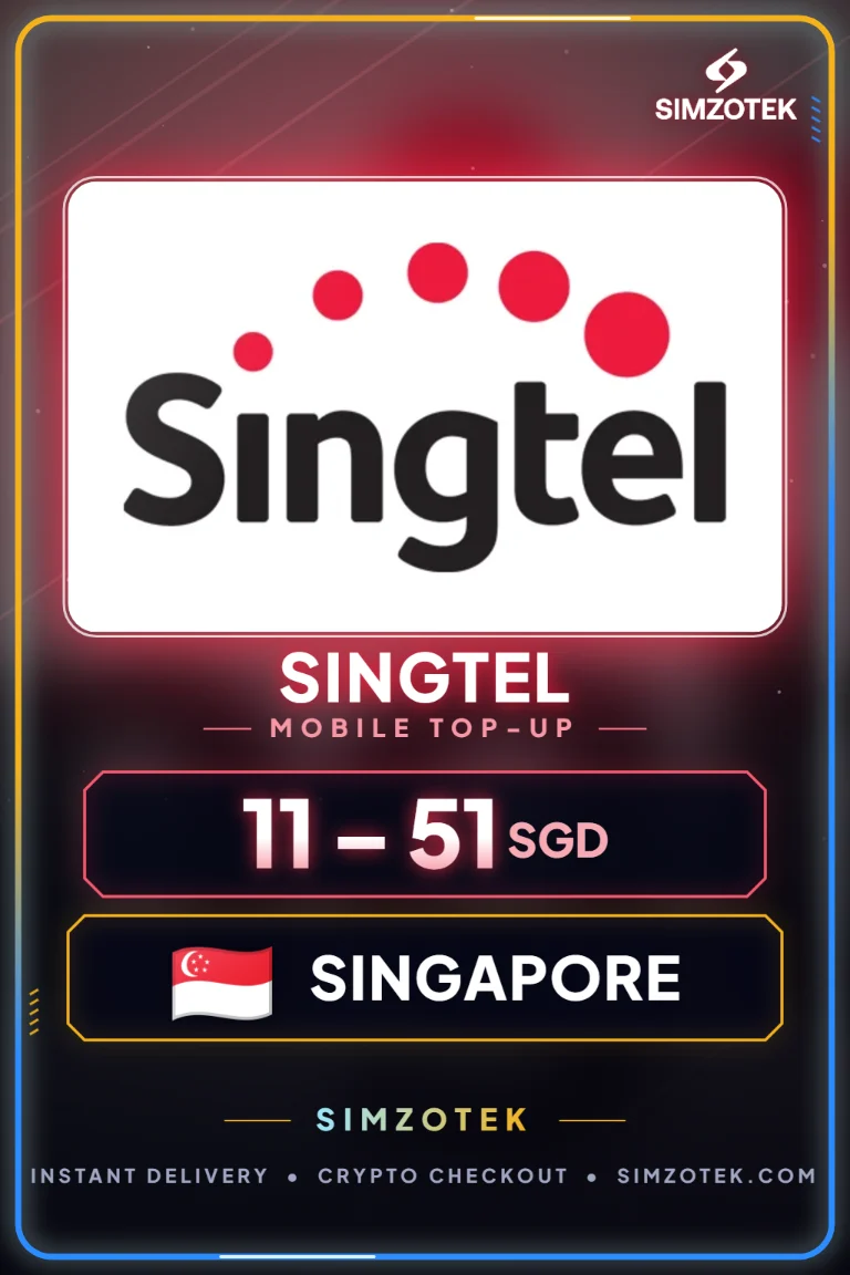 บัตรเติมเงิน SingTel (สิงคโปร์)
