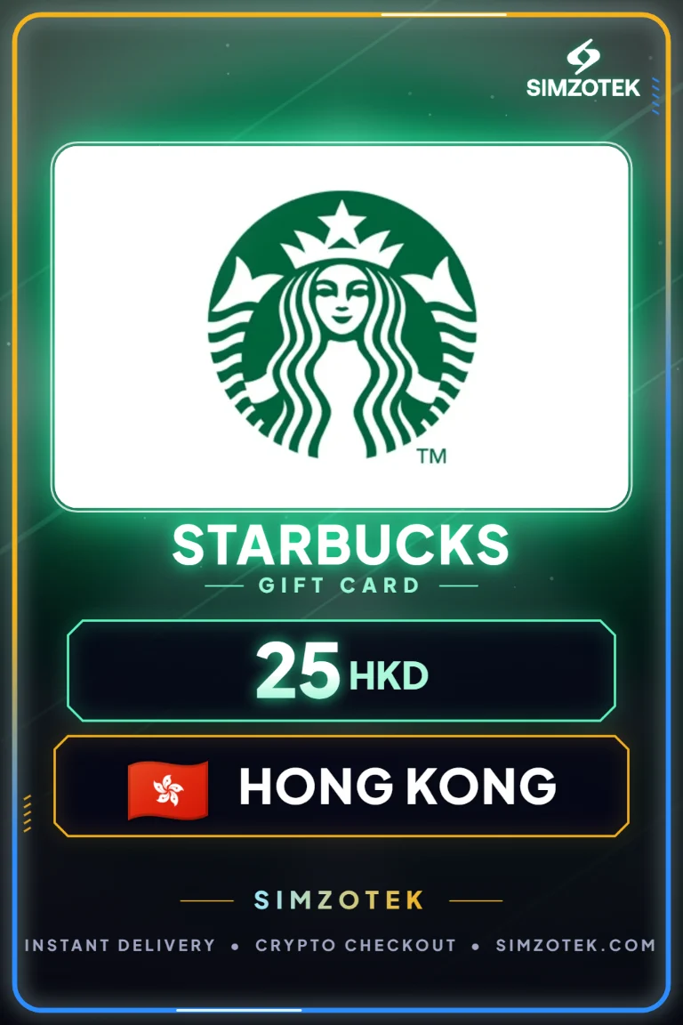 บัตรของขวัญ Starbucks (Hong Kong)