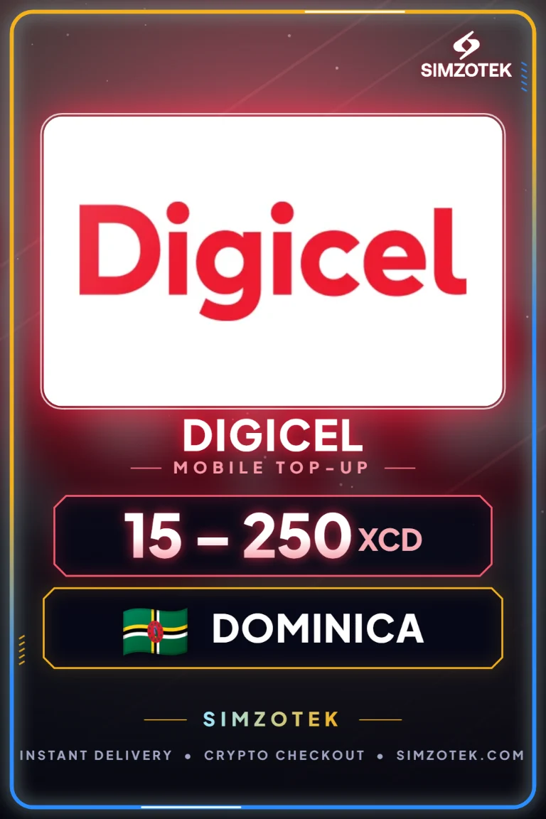 Digicel mobiliojo ryšio papildymas (Dominika)