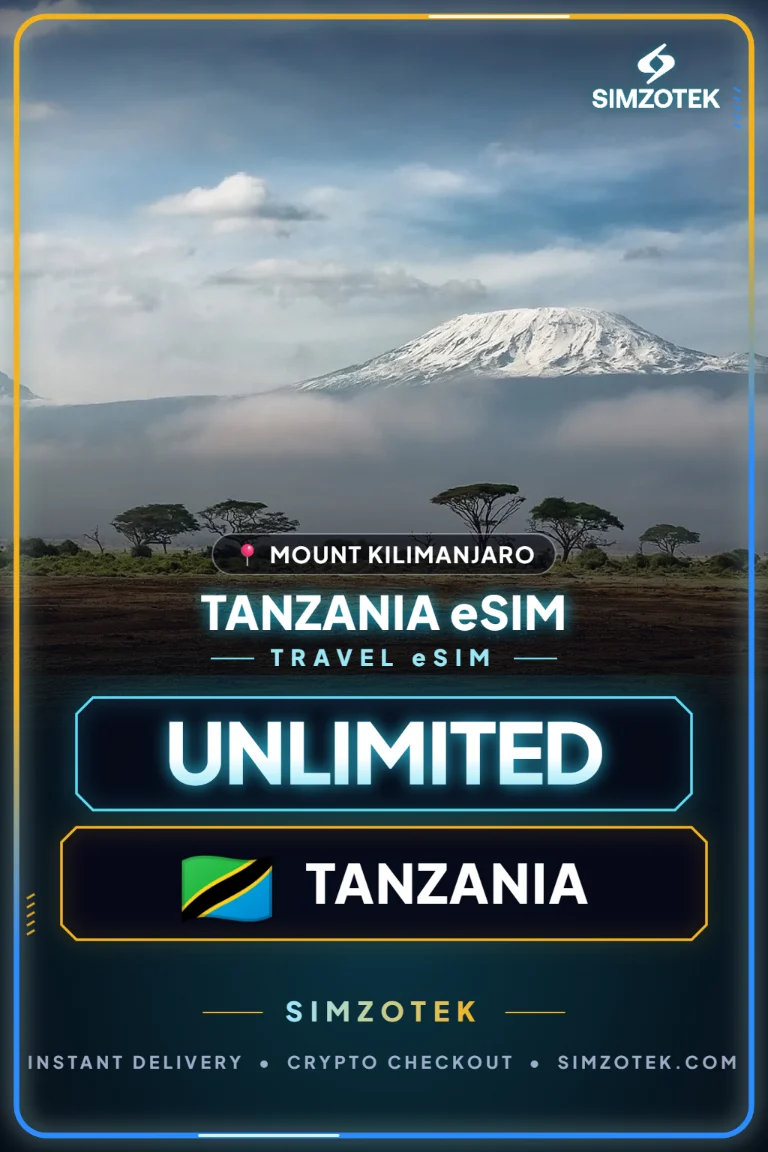 eSIM Tanzania – Datos ilimitados