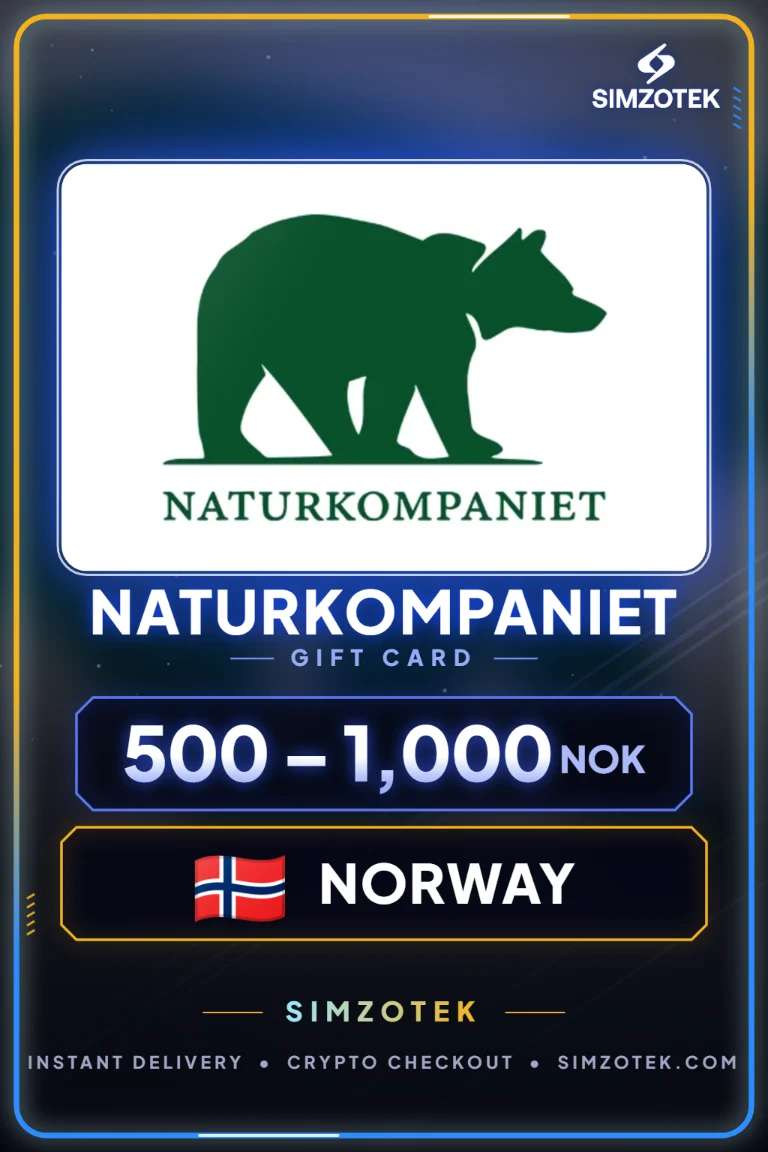 บัตรของขวัญ Naturkompaniet (นอร์เวย์)
