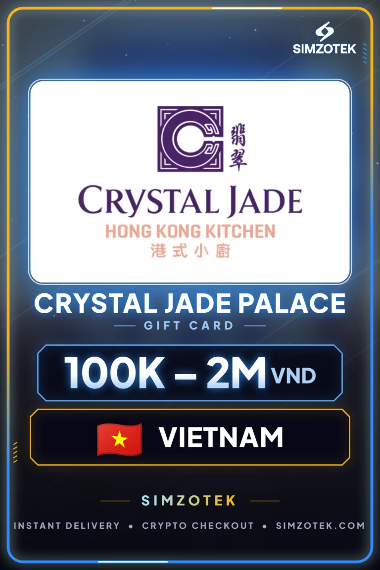 Dárková karta Crystal Jade Palace (Vietnam)