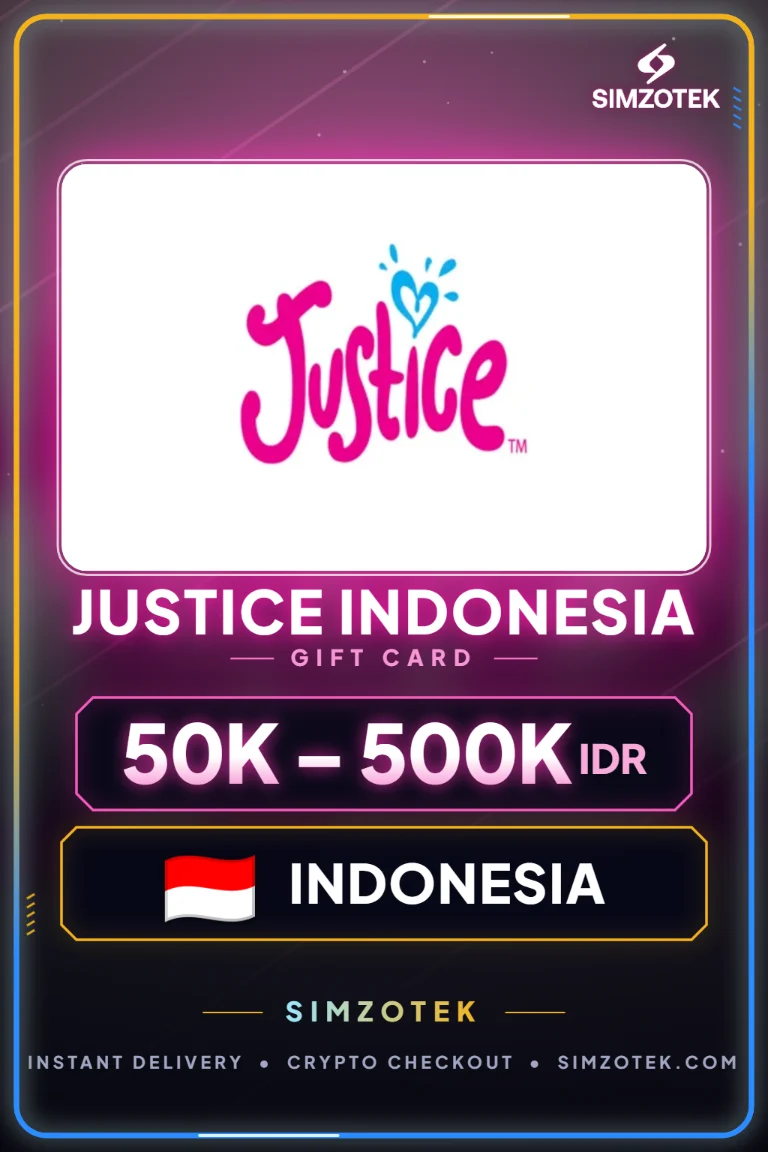 Justice Indonesia 기프트카드 (인도네시아)