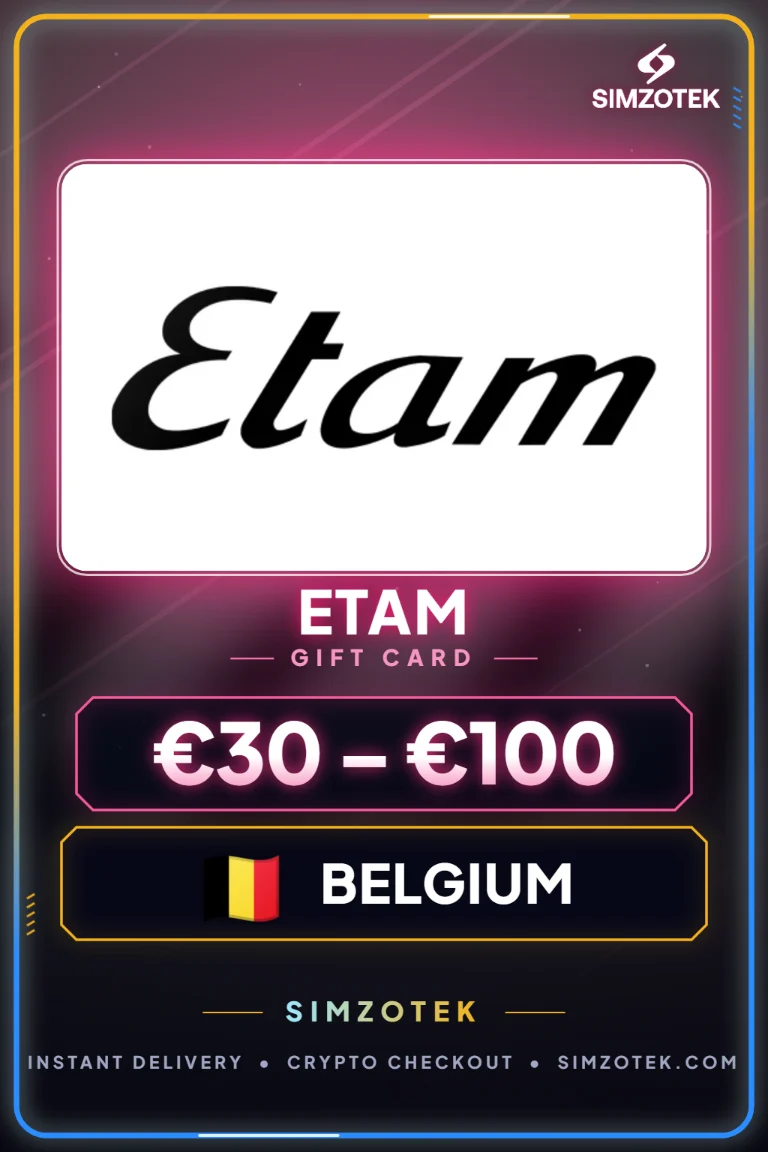 Card cadou Etam (Belgia)