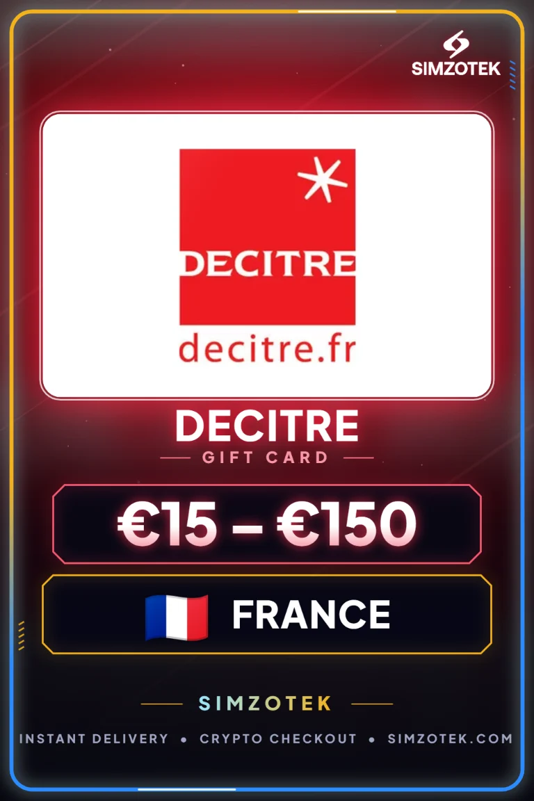 Karta podarunkowa Decitre (Francja)