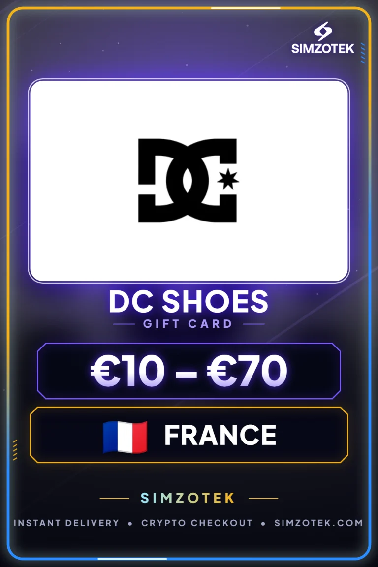 Tarjeta de regalo DC Shoes (Francia)