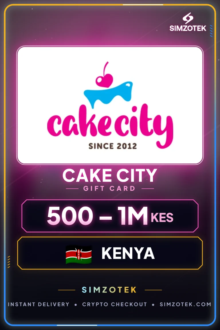 Подарок картичка Cake City (Кенија)