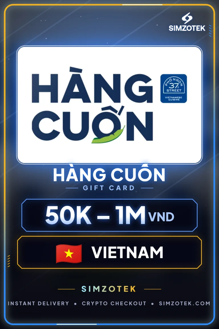 Carta regalo Hàng Cuốn (Vietnam)
