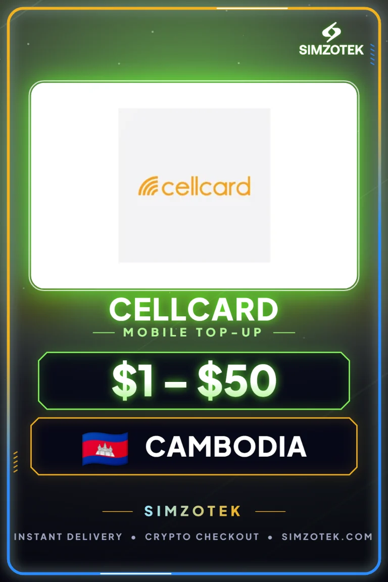 Cellcard Mobile Top-Up (Kambodscha)