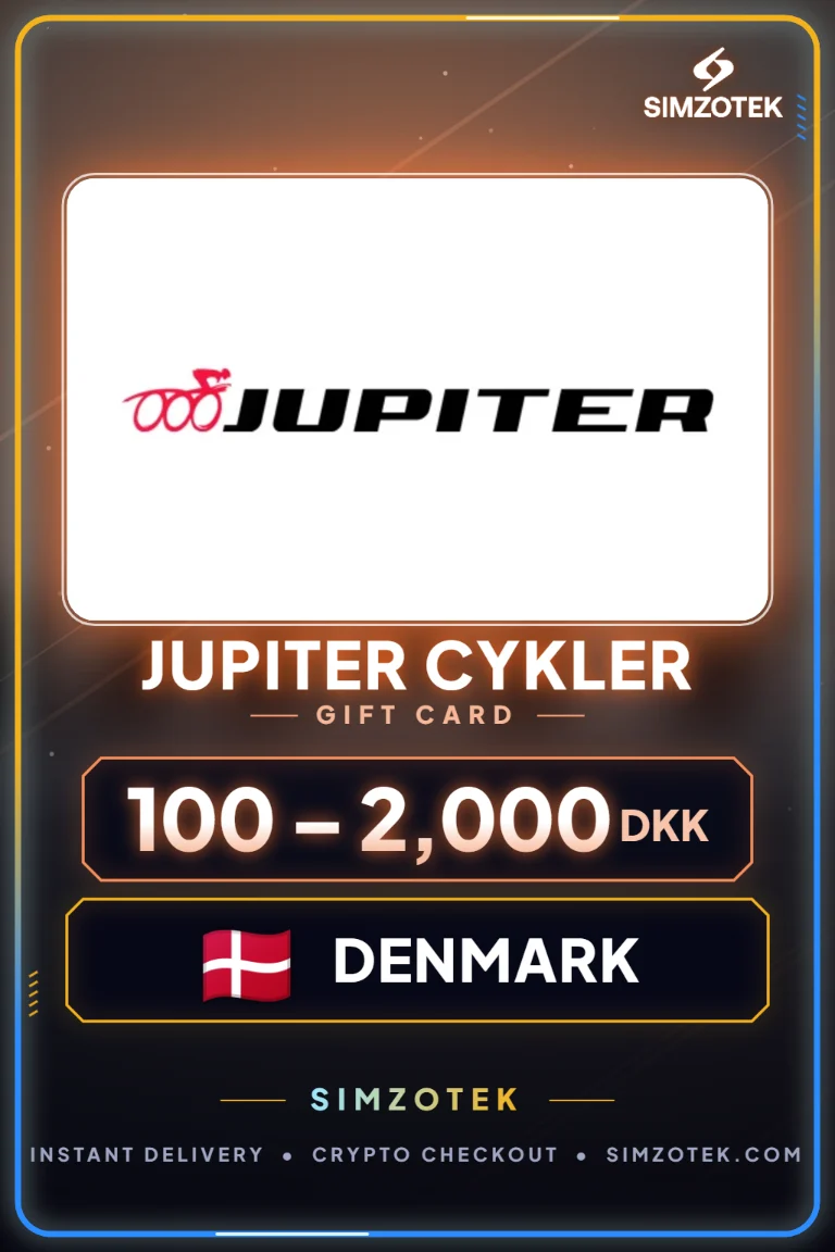 บัตรของขวัญ Jupiter Cykler (เดนมาร์ก)