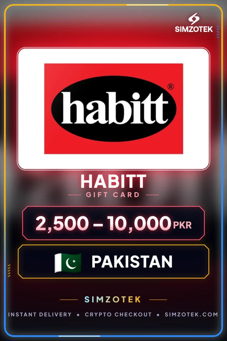 บัตรของขวัญ Habitt (ปากีสถาน)