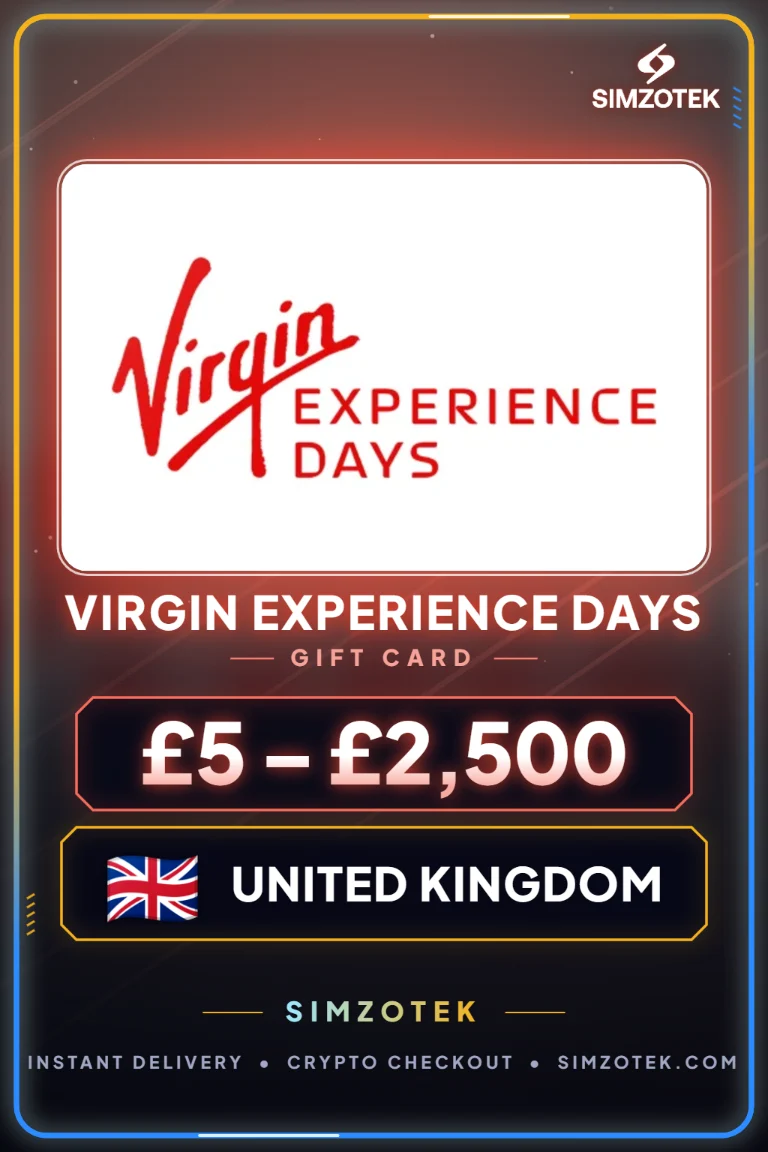 Virgin Experience Days Gift Card (United Kingdom)