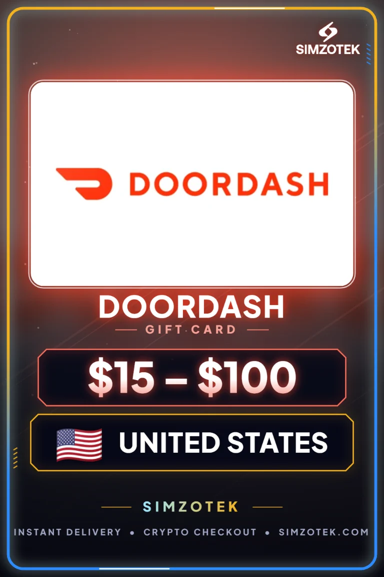 DoorDash Gift Cards (Amerikas Savienotās Valstis)