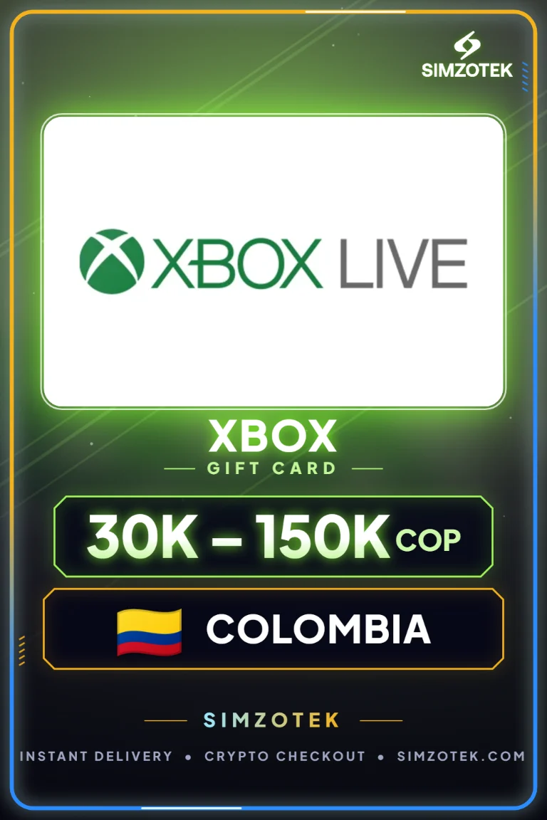 Carta regalo Xbox (Colombia)