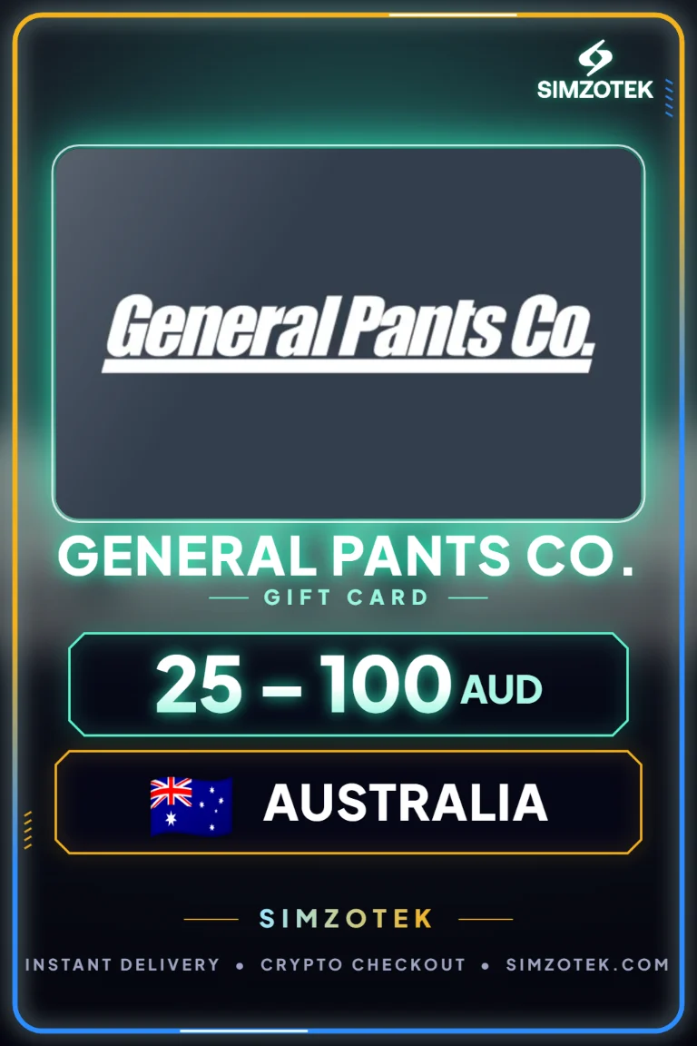 General Pants Co. Gift Card (Australia)