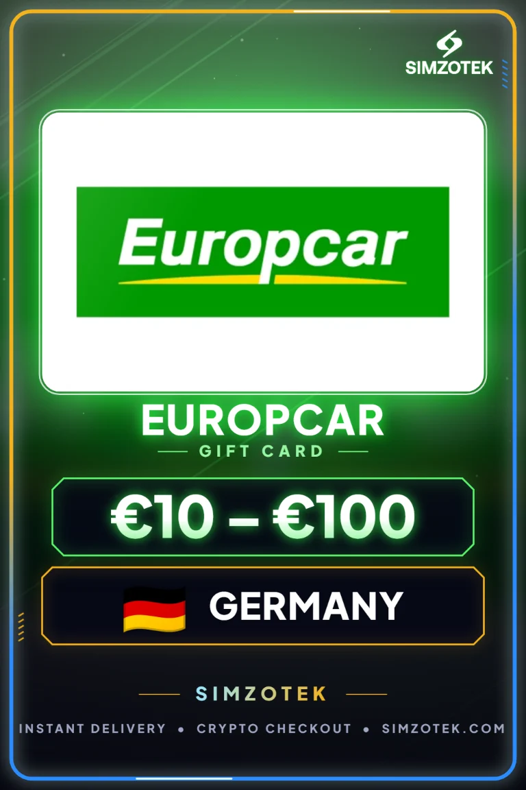 Подарок картичка Europcar (Германија)