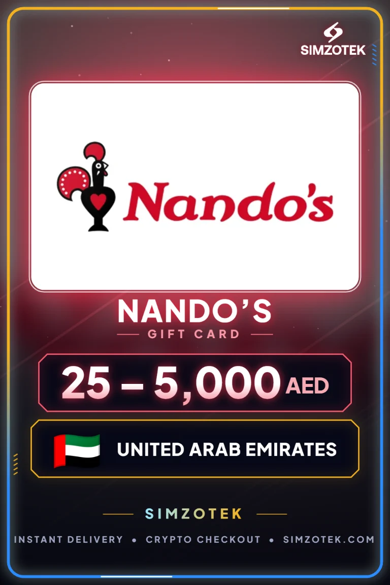 Carta regalo Nando’s (Emirati Arabi Uniti)