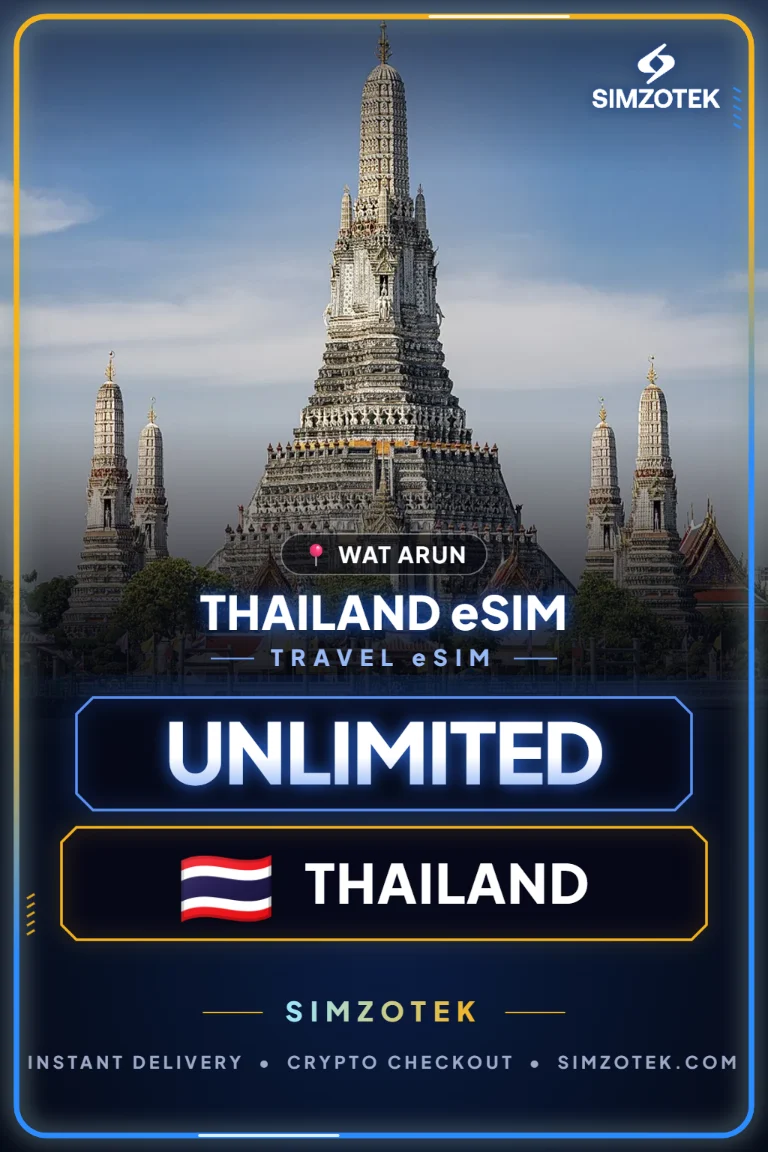 Тајланд eSIM – Неограничен интернет