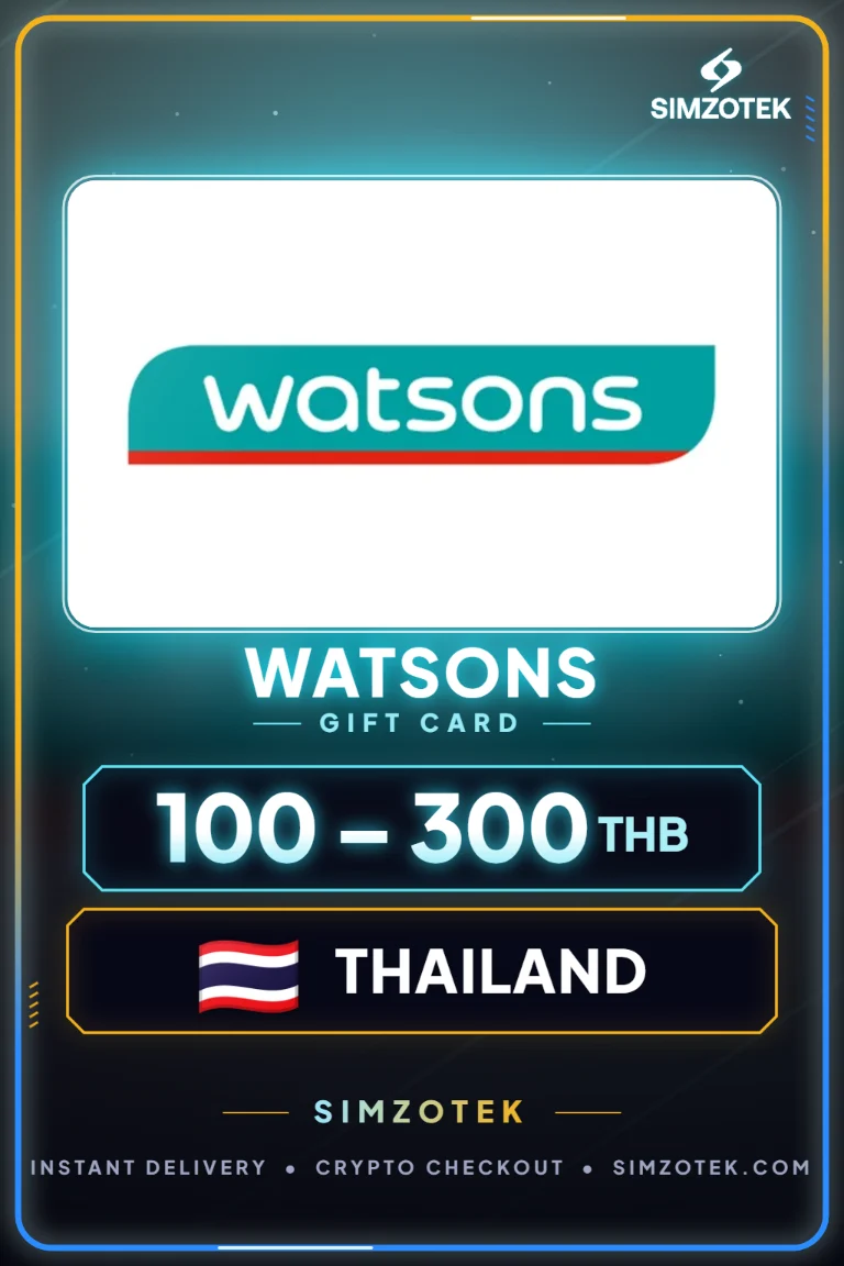 Karta podarunkowa Watsons (Tajlandia)
