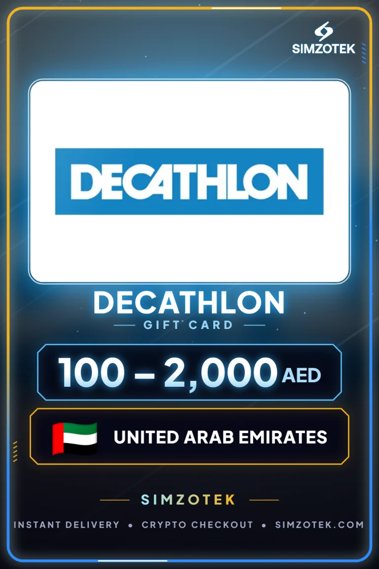 Karta podarunkowa Decathlon (Zjednoczone Emiraty Arabskie)