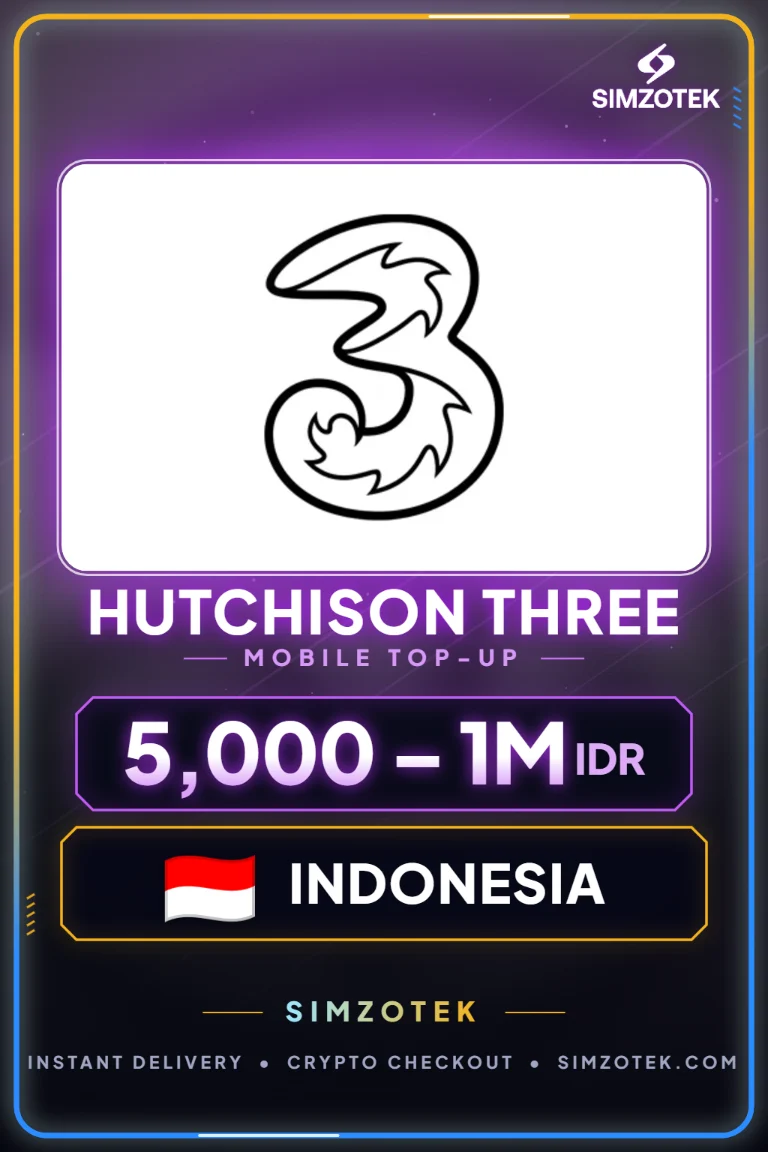 Předplacený kredit Hutchison Three (Indonésie)