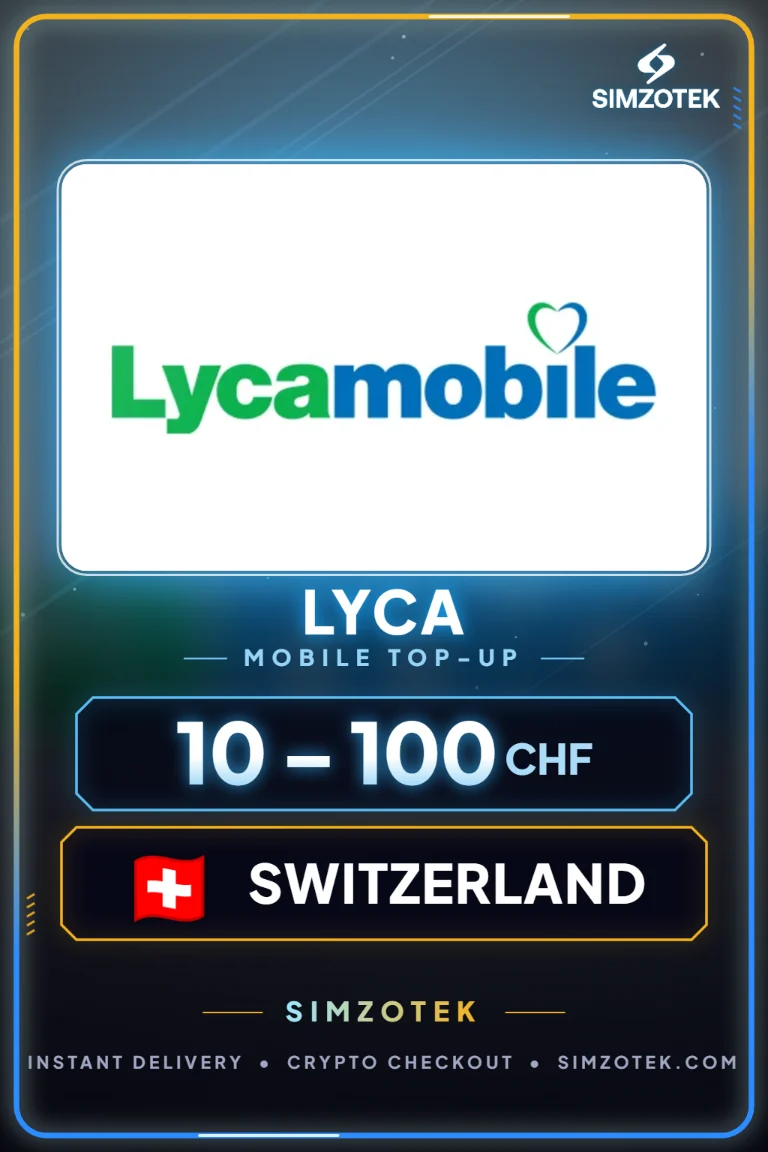 Lyca Prepaid-Guthaben (Schweiz)