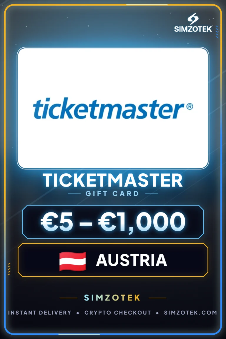 Dárková karta Ticketmaster (Rakousko)