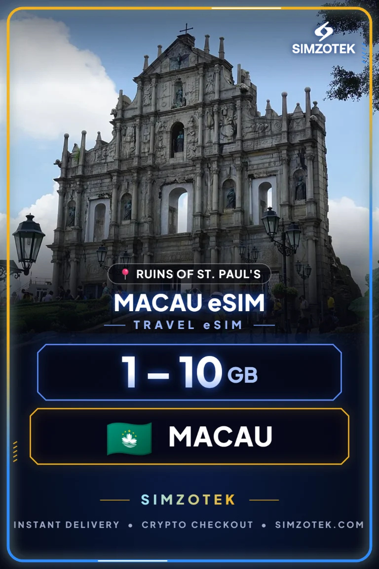 Macau eSIM – 데이터 요금제