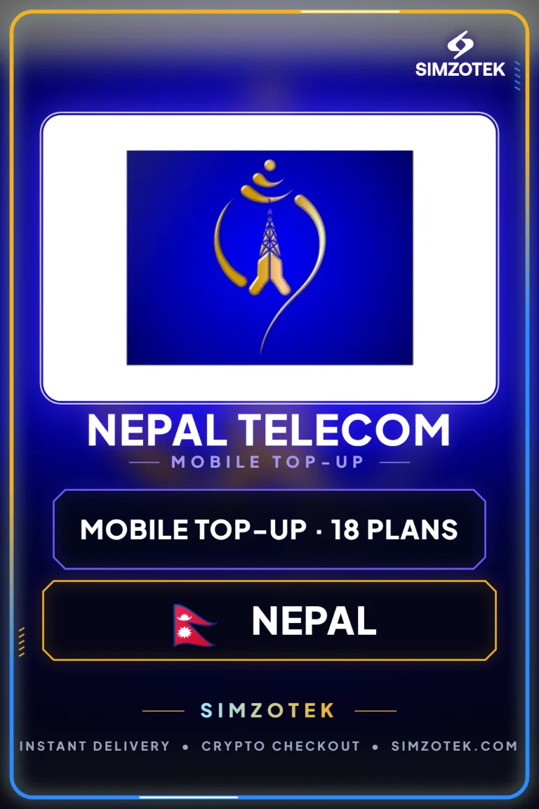 Nepal Telecom Mobile Top-Up (Nepál)